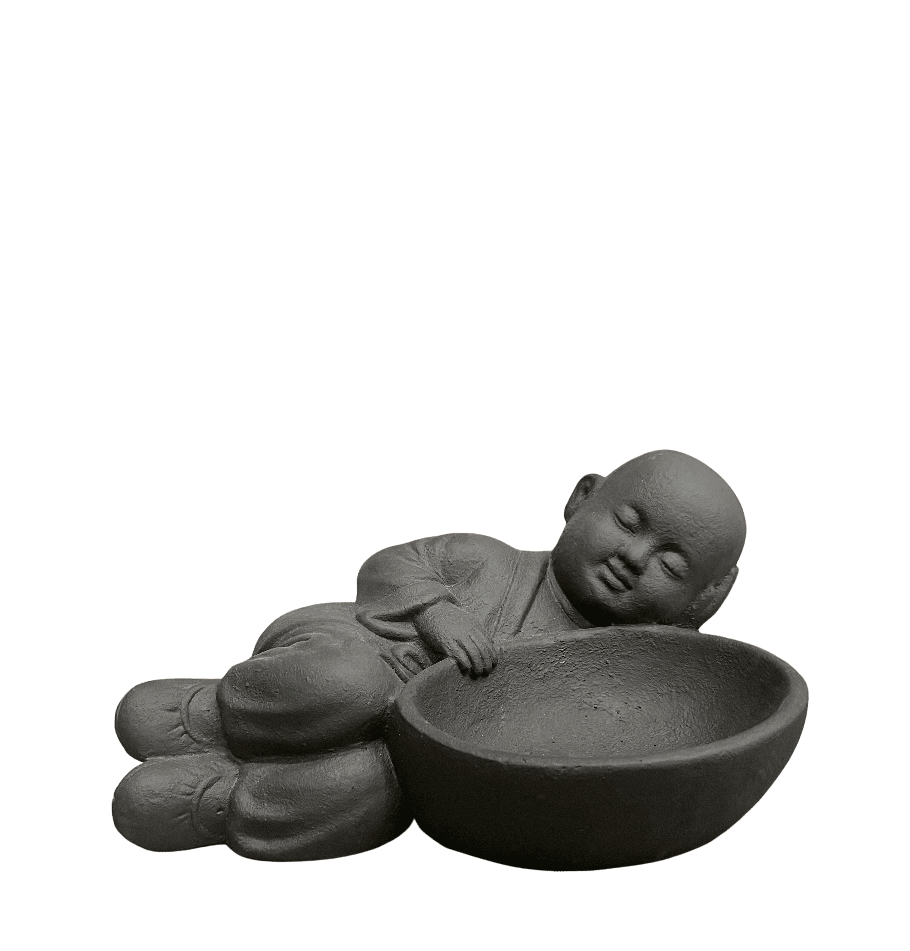 Buddha – Glass / Resin/ Concrete Sleeping Buddha - The Living Room Berry